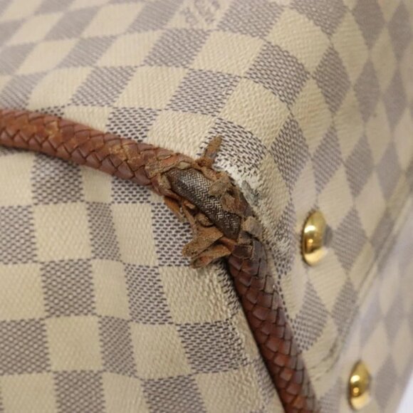 LOUIS VUITTON Damier Azur Propriano Tote Bag N44027 LV Auth 141434 - Picture 5 of 16